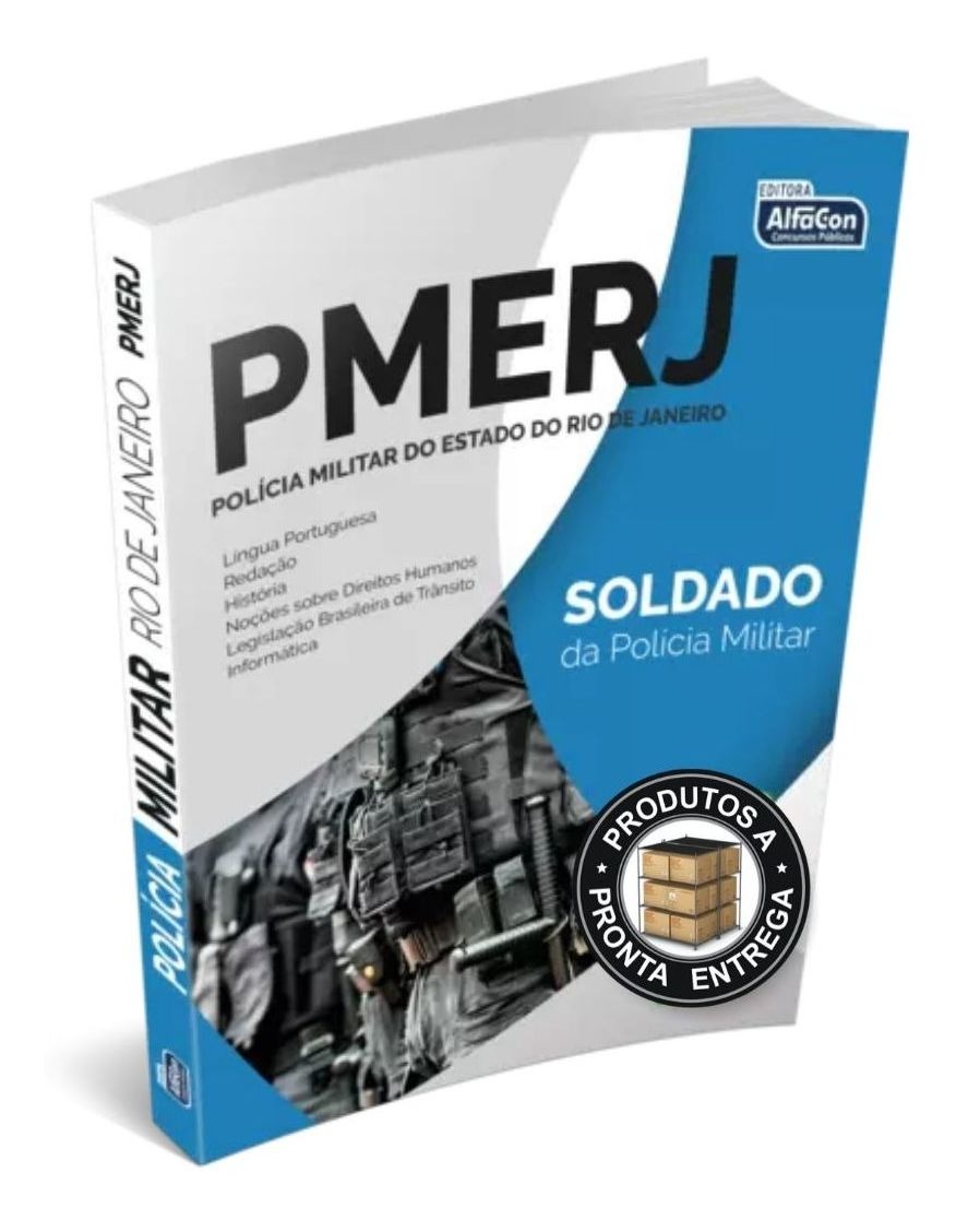 Apostila Pm Rj Soldado Policia Militar Do Rio Alfacon Mercado Livre