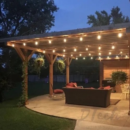 20 Metros De Guirnalda De Luces Led 1W Para Exterior Oferta | Dtech