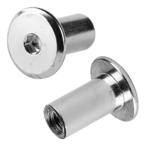 Tornillo Conector Tuerca Union Muebles 2.5cm X 1/4 10pzs en venta en