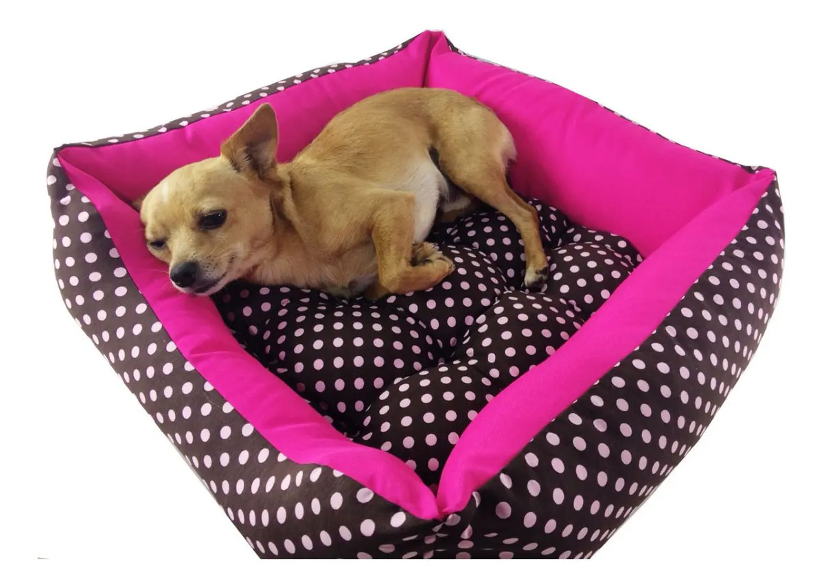 Cama Para Cachorros Pequeno Ex Yorkshire Bordada 50x50cm Mercado Livre