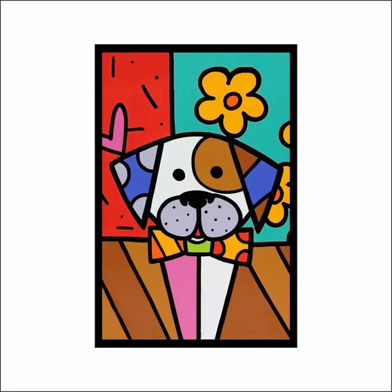 Quadros De Cachorros Romero Britto Mercadolivre
