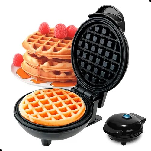 Máquina De Fazer Waffle Grill Panqueca Elétrica Prática Frete grátis