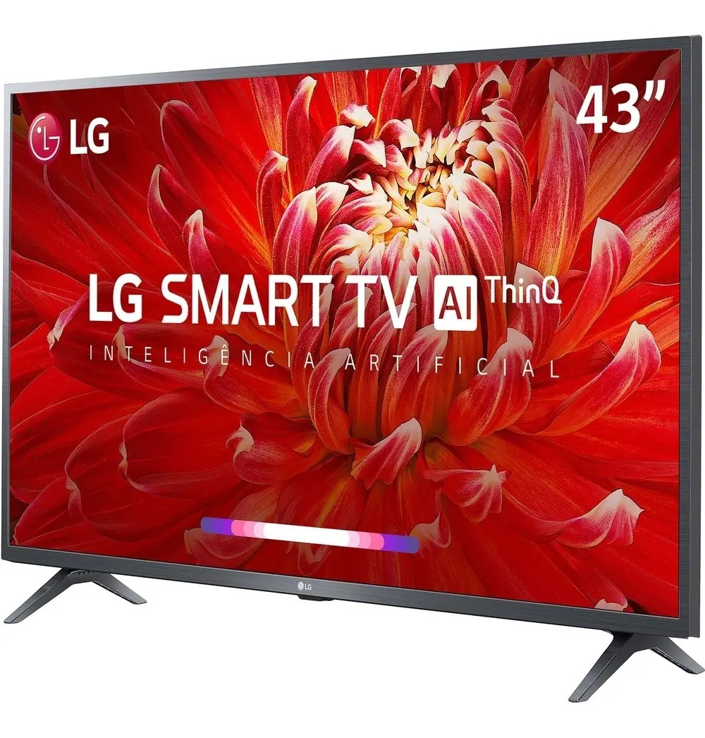 Smart Tv LG 43'' Led 43lm6300 Fhd Thinq Ai 3 Hdmi 2 Usb Wifi Mercado