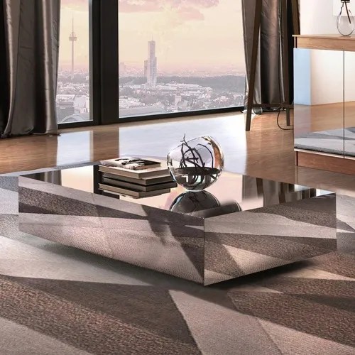 Mesita Espresso con espejo Bj Furniture MercadoLibre