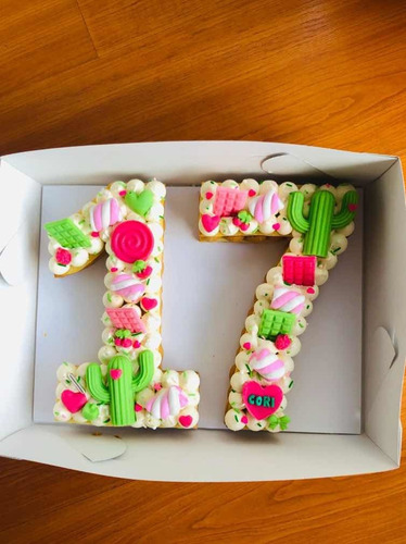 Torta Numero O Letra Regalo En Cuarentena Mercado Libre