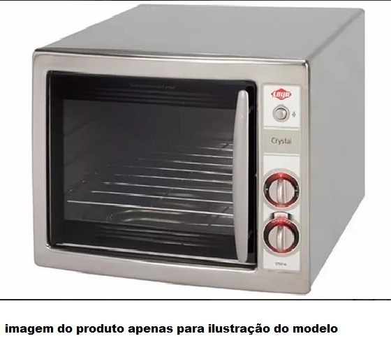 Forno Elétrico Layr Crystal Inox 1.75 De Mesa 220v Novo Mercado Livre