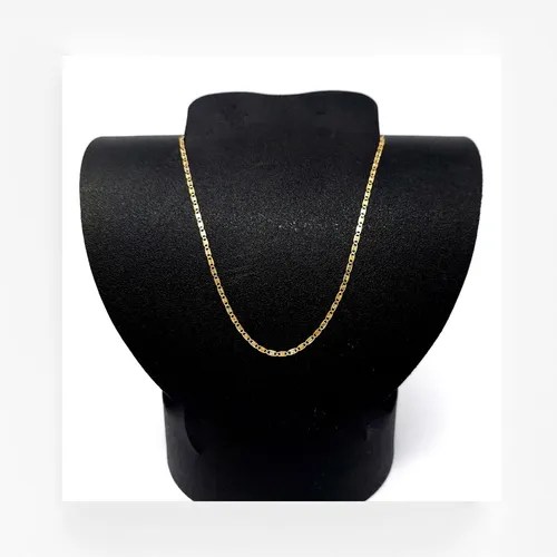 Cadena En Oro Florentino De 10k Plana Y Diamantada Envío gratis