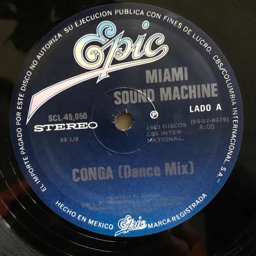 Miami Sound Machine Lp Single Conga Meses sin intereses