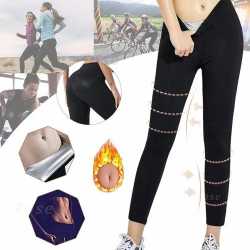 Leggins Reductor Sauna Mujer Sweat Shaper Gym Yoga Meses sin interés
