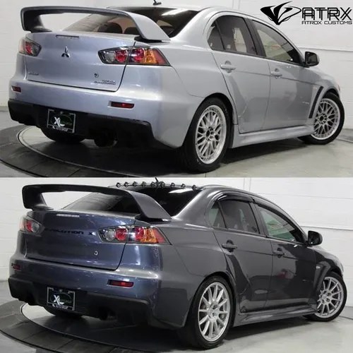 Spoiler Evolution Evo X Oem Plástico Mitsubishi Lancer 08 16 en venta
