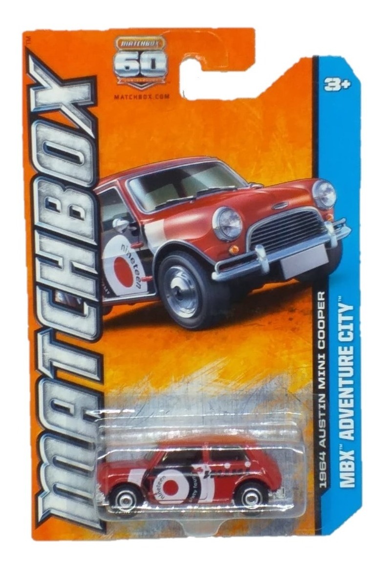 Matchbox '64 Austin Mini Cooper S Rojo Mbx Adventure 164 Envío gratis