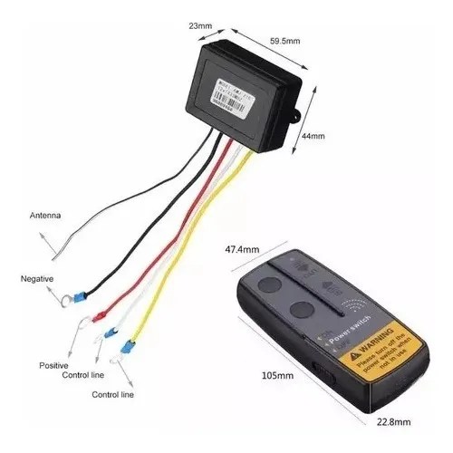 Control Inalámbrico De Winche Universal | Cuotas sin interés