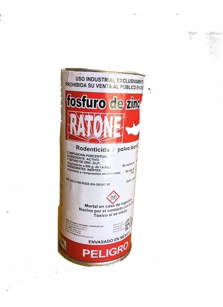 Fco. Fosfuro De Zinc Raticida Mercado Libre