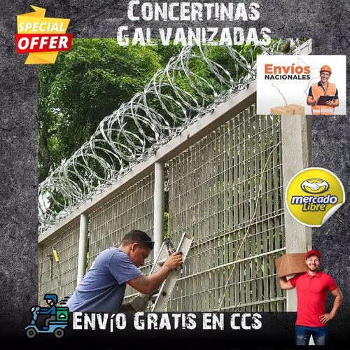 Concertinas Galvanizadas Suministro E Instalación MercadoLibre