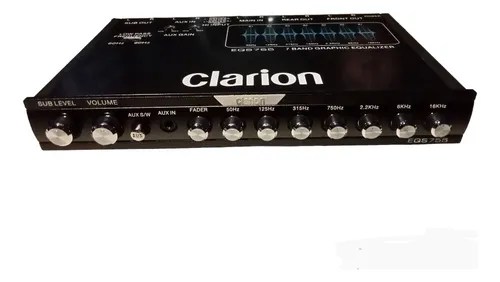 Ecualizador Clarion Eqs755 8voltenvio Gratis | Envío gratis
