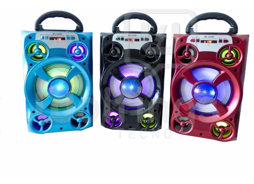 Parlante Portatil Bluetooth Ms-252 Bt Luces Radio Fm | Mercadolibre