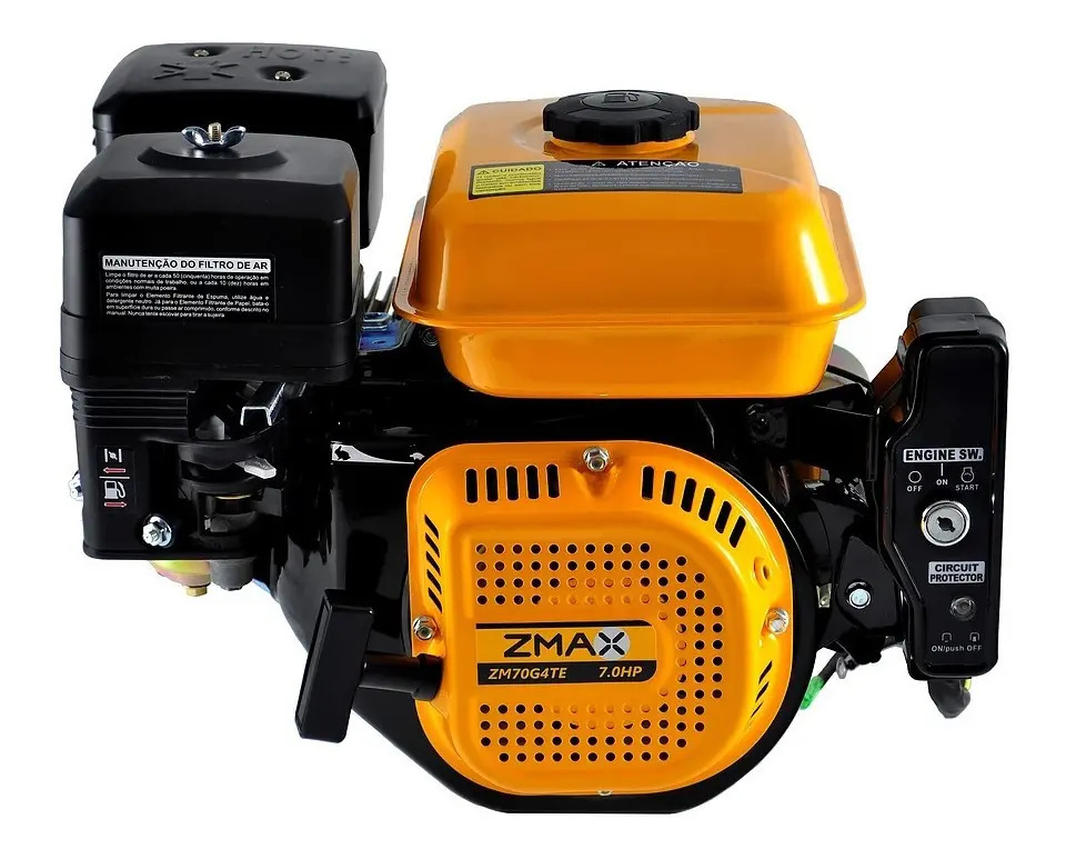 Motor À Gasolina Zmax 7hp Estacionário 4t Partida Elétrica Mercado Livre