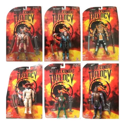 Set De Seis (6) Muñecos Mortal Kombat Toy Island MercadoLibre