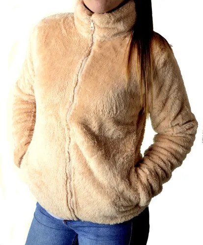 Campera Peluche Piel Corderito Mujer The Big Shop | The Big Shop