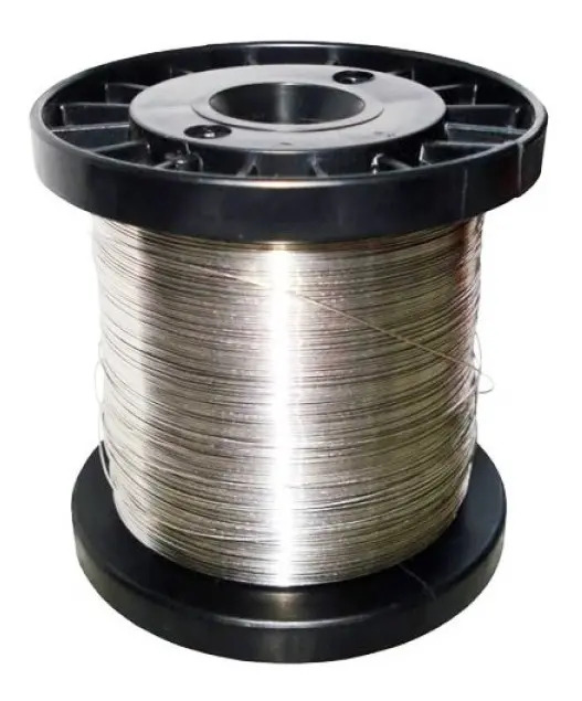 Carretel Arame Aço Inox Cerca Elétrica Fio 0,45 Mm Bob 400 M Mercado