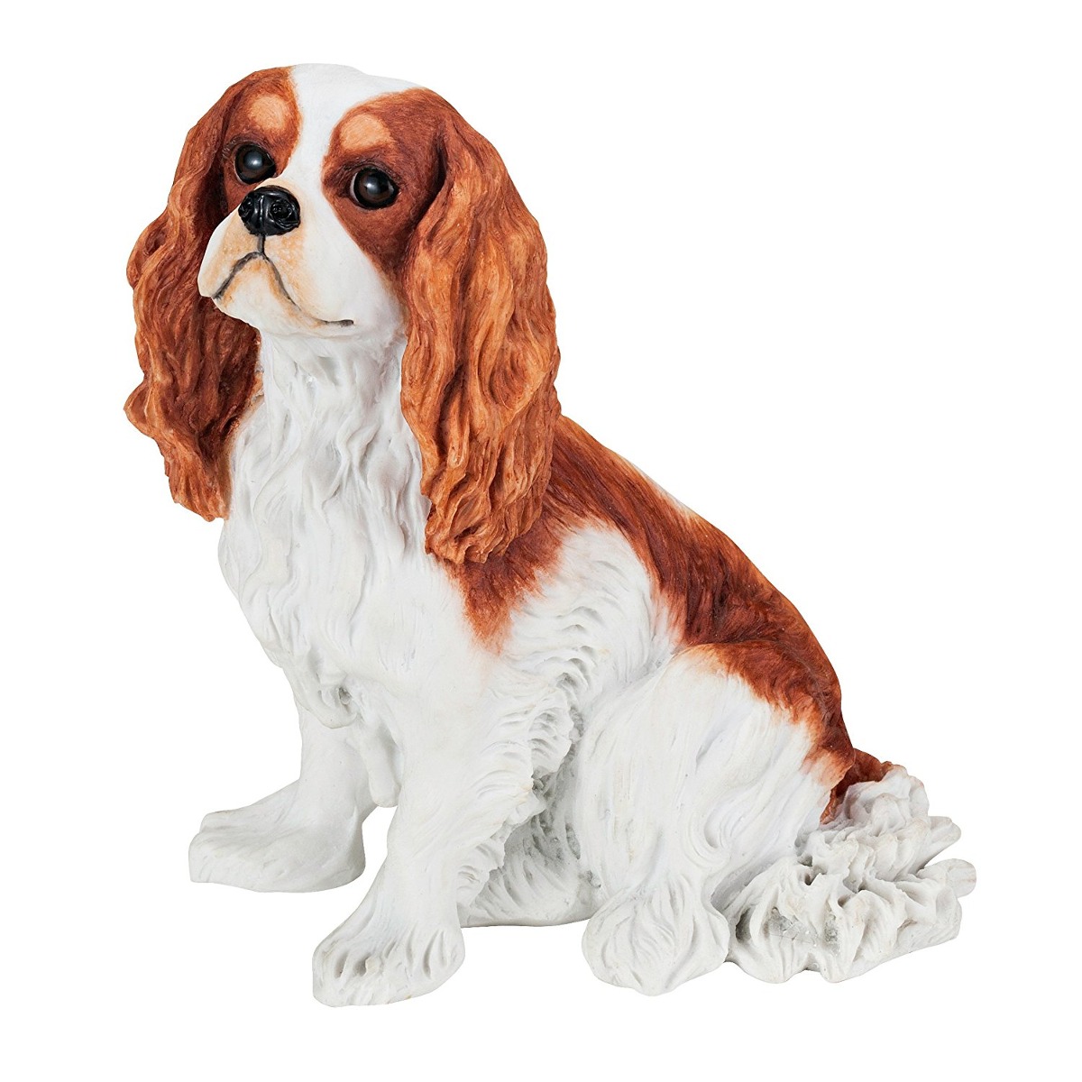 Cavalier King Charles Spaniel Solid Hand Painted Dog Statue Mercado Libre