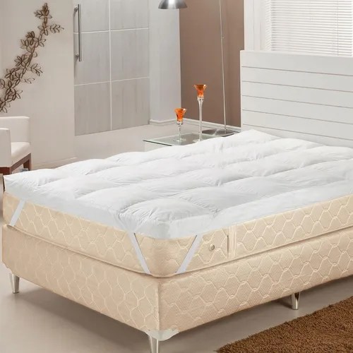 Pillow Top Protetor King Algodão Percal 233 Fios Plumasul