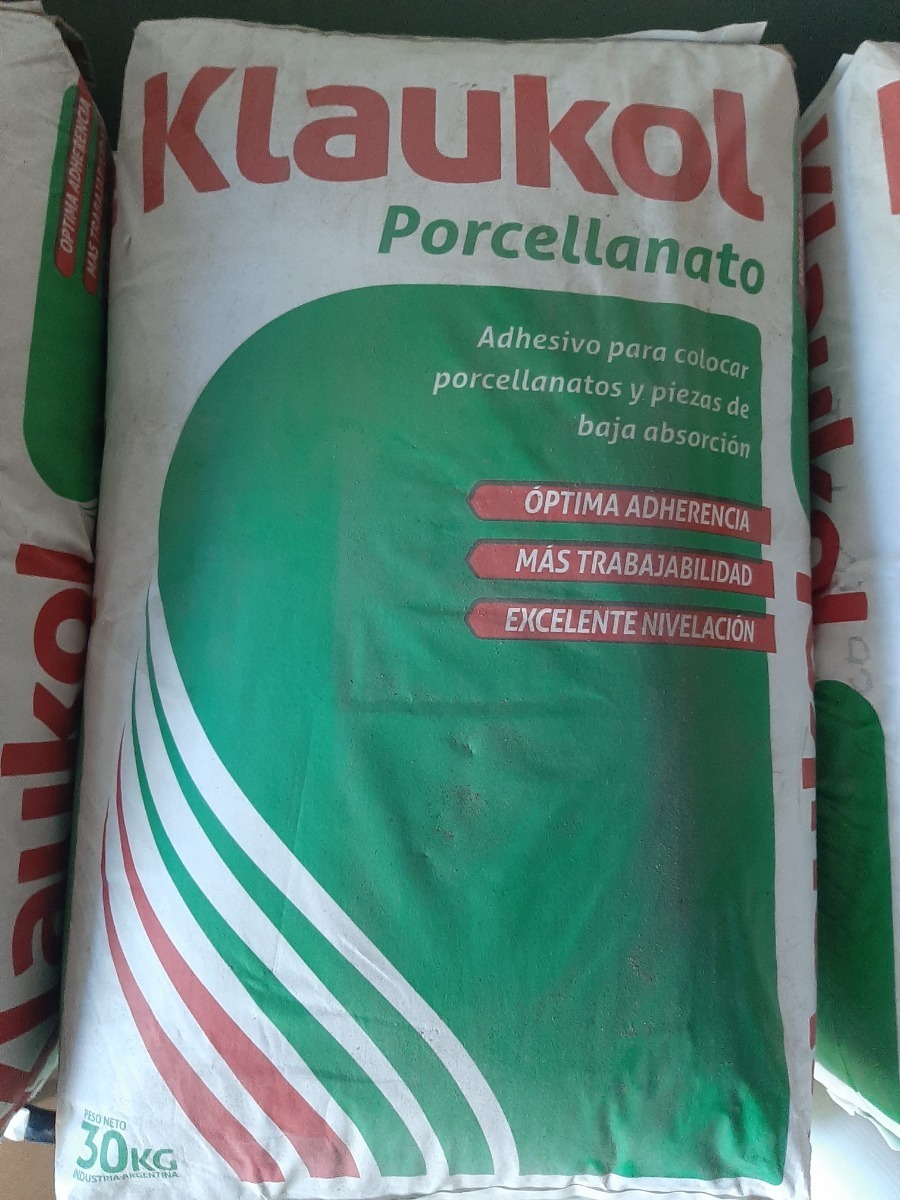 Pegamento Porcelanato Klaukol X 30 Kg Corralon Garay 3549 Mercado Libre