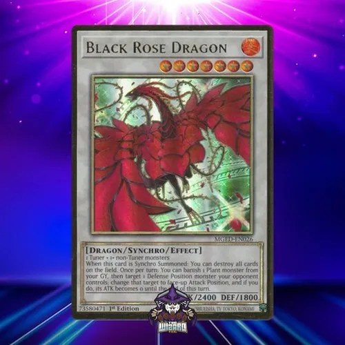 Yugioh Black Rose Dragon (alternate Art) Mgeden026 Pgr MercadoLibre