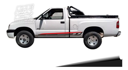 Calco Chevrolet S10 2002 - 2005 Cabina Simple Effect Juego | Mercadolibre