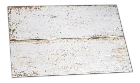 Cerámica Cortines Símil Madera 35X60 Cm Vintage Blanco 1Era! | Mercadolibre