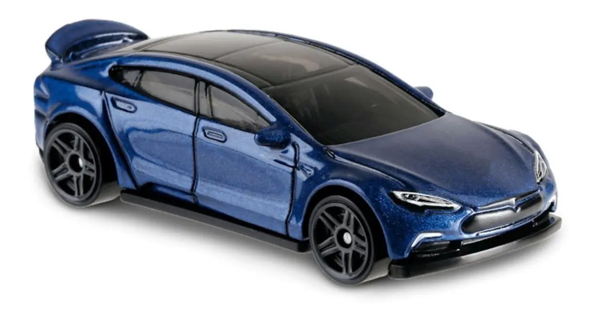 Coleccionable Tesla Model S Matchbox Fhh70 Mattel 2018 Mercado Libre