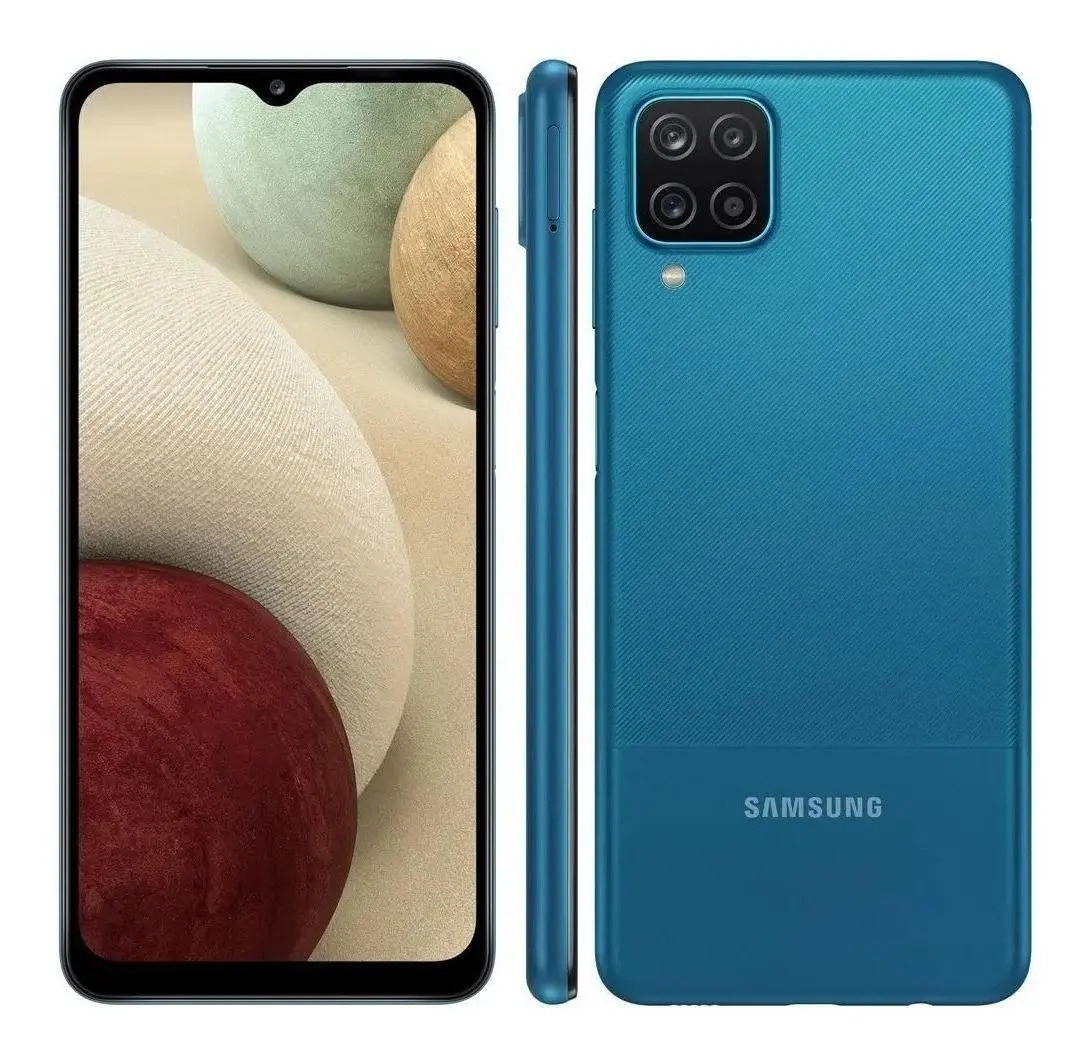 Samsung Galaxy A12 Dual SIM 32 GB blue 3 GB RAM Mercado Libre