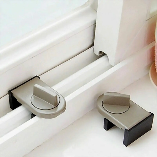 Traba Para Ventanas Corredizas Cierre Tapón De Seguridad | Mercadolibre