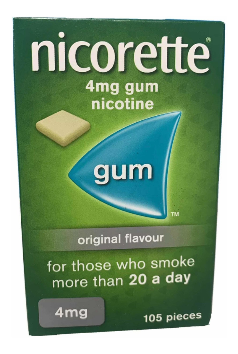 Nicorette Gum 105 Chicles Sabor Clasico Original 4 Mg Mercado Libre
