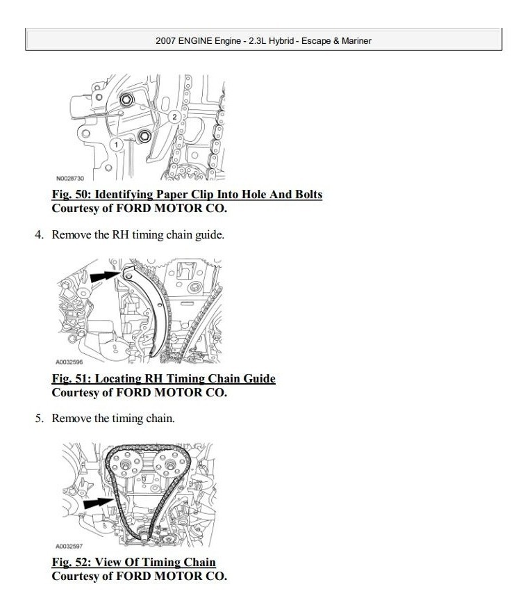 Manual De Taller Diagramas Ford Escape Hibrido 2005-2008 | Mercado Libre