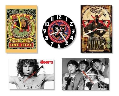 Reloj De Pared Luca Prodan Sumo Banda Rock Nacional Musica Tic Time Deco