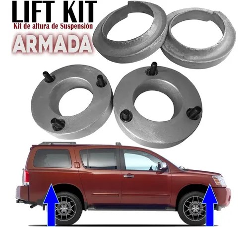 Lift Kit Elevación Suspensión Nissan Armada 2005 Al 2019 | Envío gratis
