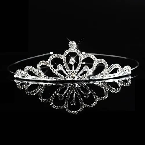 Coroa Tiara Princesa Infantil Enfeite Daminha Casamento Debu Cor Yellow MercadoLivre