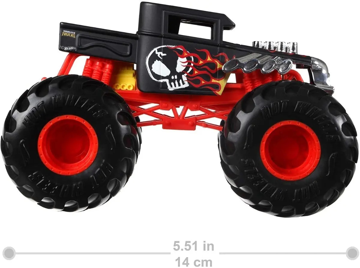 Hot Wheels Carro Monster Trucks Bone Shaker Mercado Libre