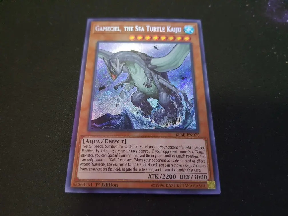 Yugioh Gameciel, The Sea Turtle Kaiju Secreta 1st Ed