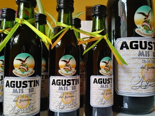 Botella Souvenir Fernet Branca Cumpleaño Casamiento Botellas | Creacionesmartu