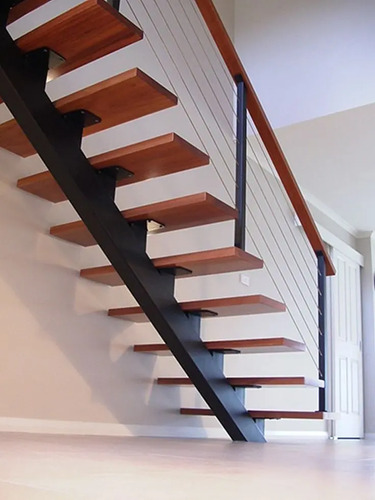Escaleras De Hierro Y Madera | Cuotas Sin Interés