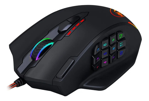 Mouse Gamer Redragon Impact M908 12400Dpi 18 Botones Usb Pc | Mercadolibre