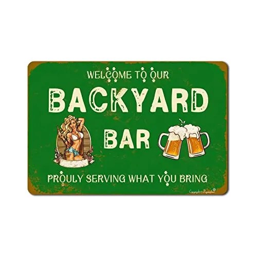 Letrero Metálico De Lata Con Texto En Inglés To Our Meses