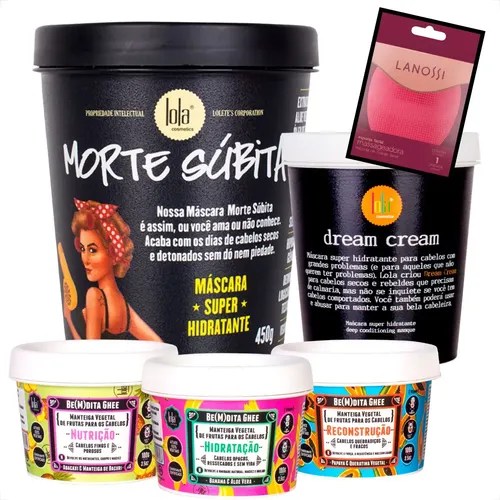 Kit Dream Cream, Morte Subita E 3x Ghee 100g Lola + Brinde Parcelamento sem juros