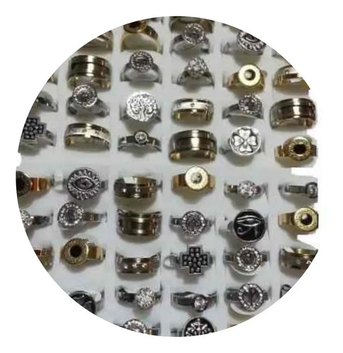 Anillos Acero Quirurgico Combo X Mayor Lote 12 Unidades | Mercadolibre