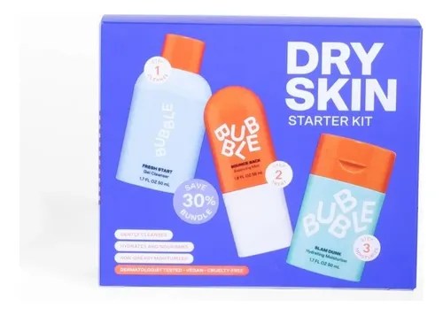 Bubble Skincare Starter Kit Dry Skin Kit Piel Seca Original | Envío gratis