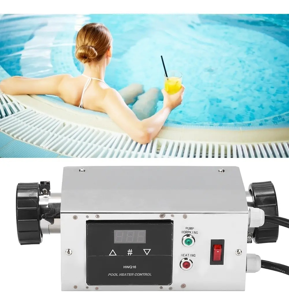 Calentador De Agua Eléctrico Para Piscina Y Spa, 3 Kw 220v, Mercado Libre