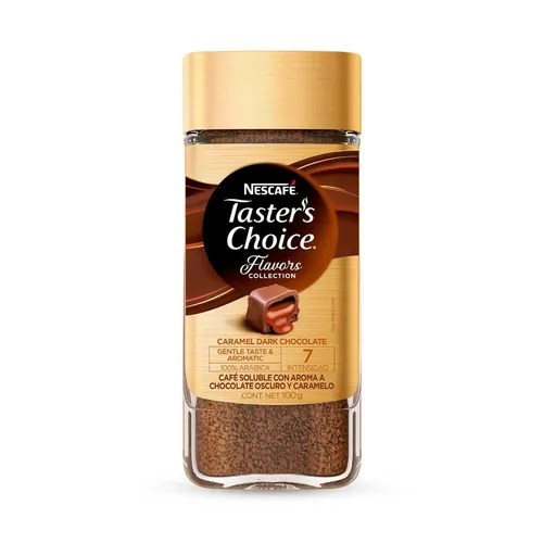 Café instantáneo clásico Nescafé Taster´s Choice Caramel dark chocolate