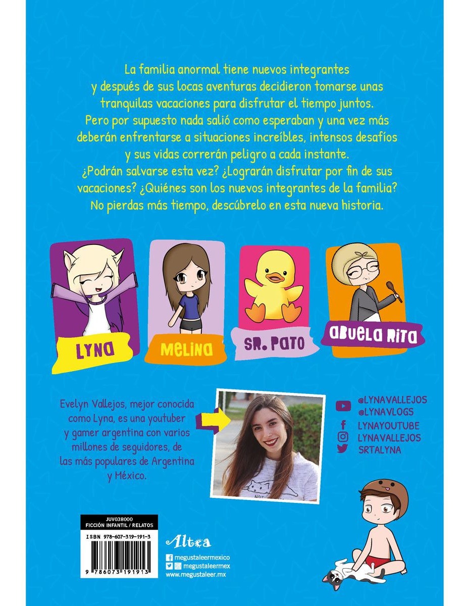 Una Familia Anormal Y Unas Vacaciones Muy Extrañas Lyna Vall LIBRERIA GC